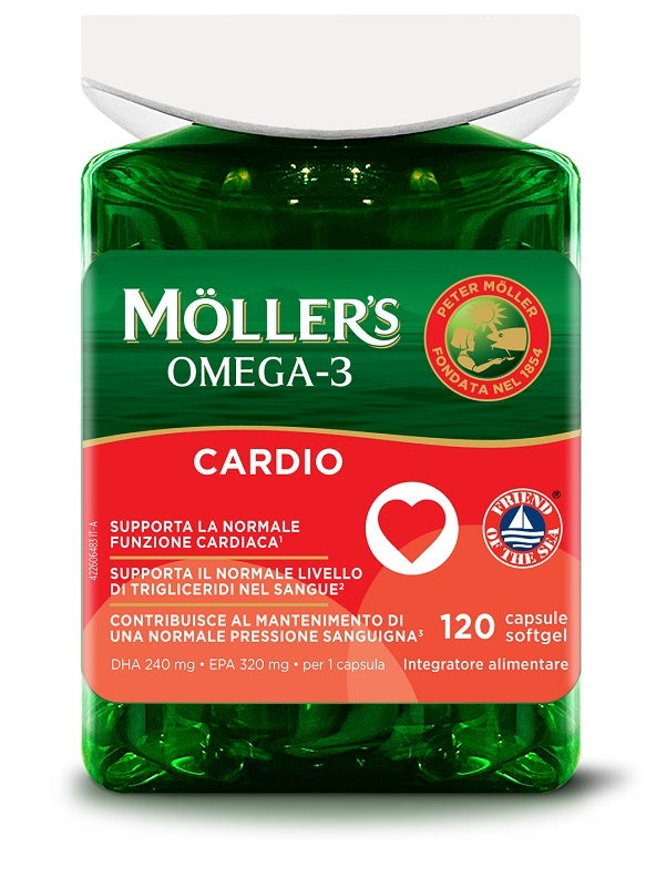 Moller's Omega 3 Cardio 120 Capsule - Lovesano