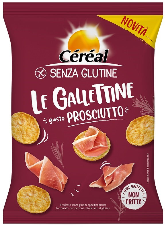 Cereal Senza Glutine Gallettine Gusto Prosciutto 70 G - Lovesano