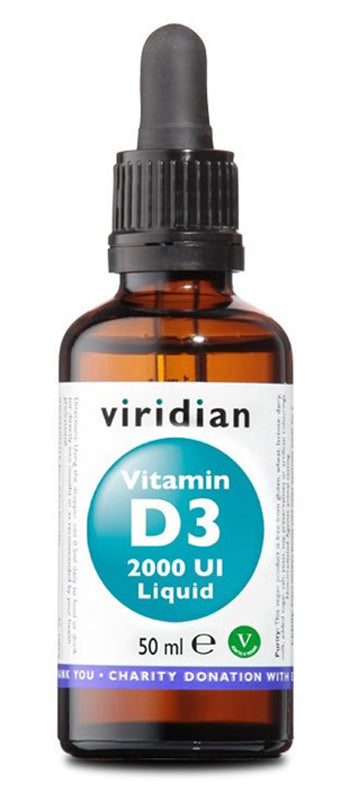 VIRIDIAN VITAMIN D3 2000UI LIQ - Lovesano