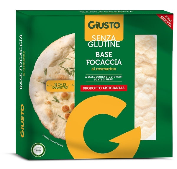 GIUSTO S/G Fondo Focaccia 130g - Lovesano