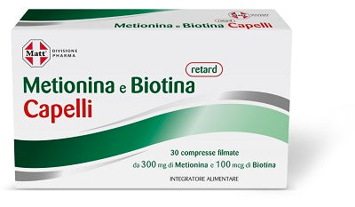 Matt Divisione Pharma Metionina E Biotina Retard Capelli 30 Compresse - Lovesano