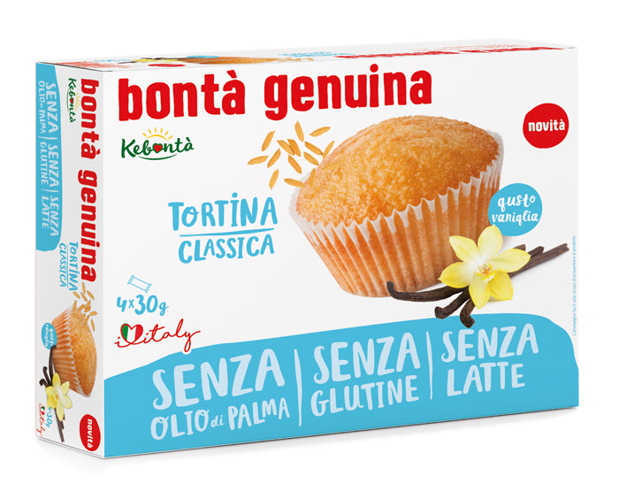 Kebonta' Tortina Classica Vaniglia 120 G - Lovesano