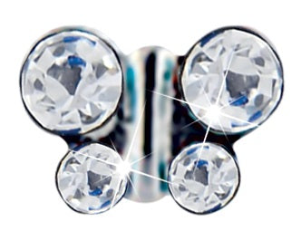 FARFALLA 6MM CRISTALLO - Lovesano