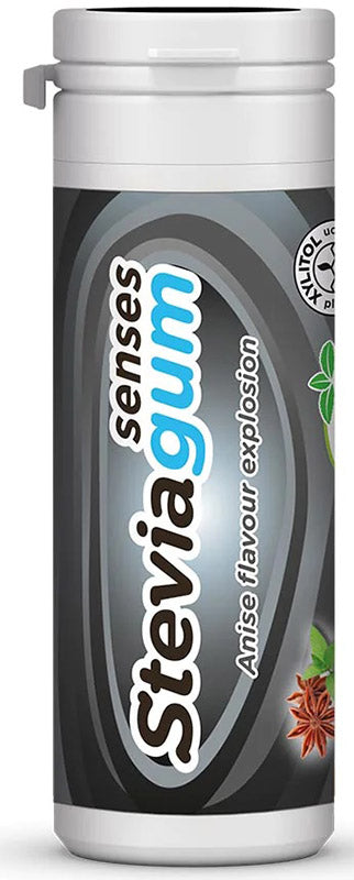 LEMON PHARMA STEVIA GUM BLACK S - Lovesano