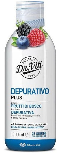 Dr Viti Depurativo Plus Frutti Di Bosco 500 Ml Senza Zuccheri - Lovesano