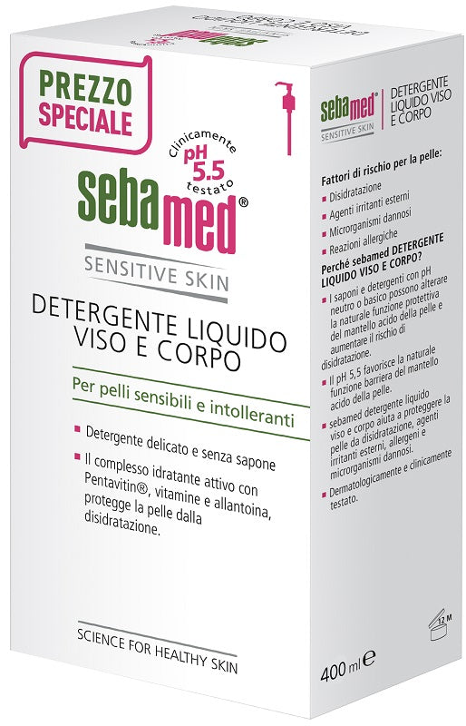 SEBAMED DETERG.VISO/CORPO 400ML - Lovesano
