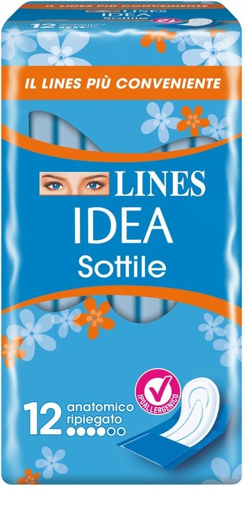 Lines Idea Sottili Ripiegati Anatomici 12 Pezzi - Lovesano