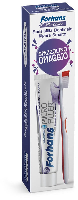 Forhans Dentifricio Microfiller + Spazzolino - Lovesano
