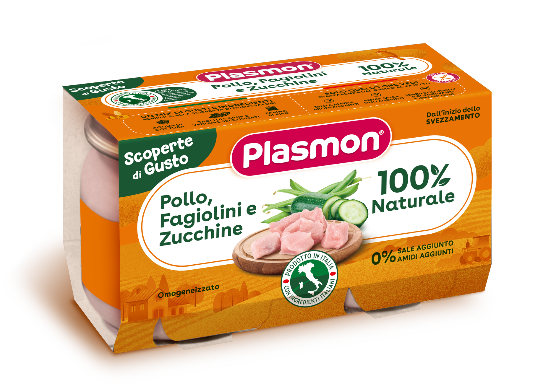 PLASMON OMOG POLLO FAGIOLIN2PZ - Lovesano