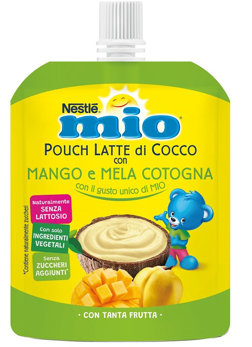 Mio Pouch Latte Di Cocco Con Mango E Mela Cotogna 90 G - Lovesano