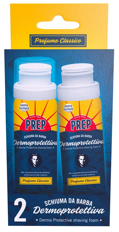 Prep Schiuma Barba Classica 2 Pezzi Da 50 Ml - Lovesano