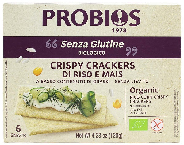 Crispy Crackers Riso E Mais 6 Pezzi Da 20 G - Lovesano