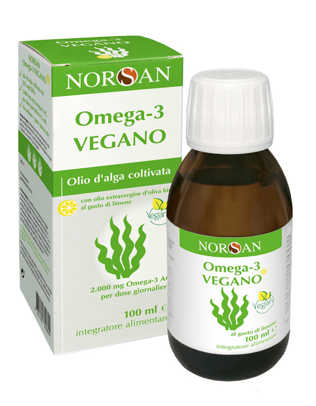 Norsan Omega 3 Vegano 100 Ml Al Gusto Di Limone - Lovesano