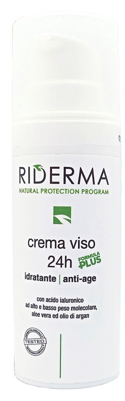 Riderma Crema Viso 24h Formula Plus 50 Ml - Lovesano