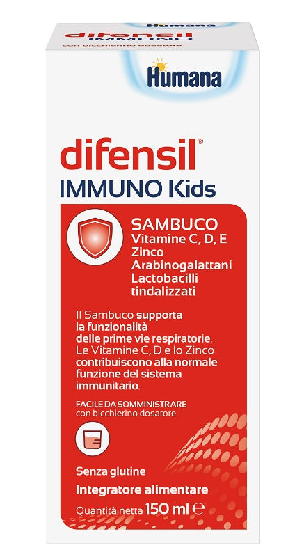 Difensil Immuno Kids 150 Ml Senza Glutine