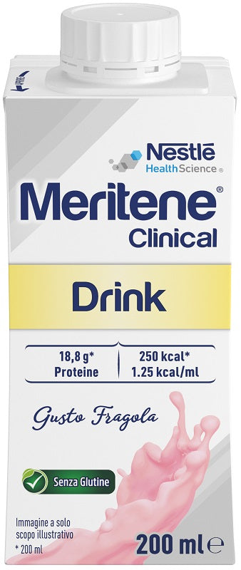 Meritene Clinical Fragola 200 Ml - Lovesano