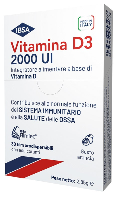 Vitamina D3 Ibsa 2000ui 30film - Lovesano