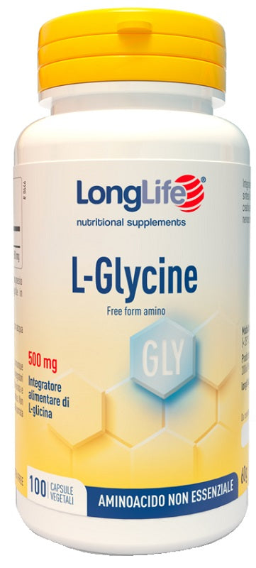 Longlife L-glycine 500 Mg 100 Capsule Vegetali - Lovesano