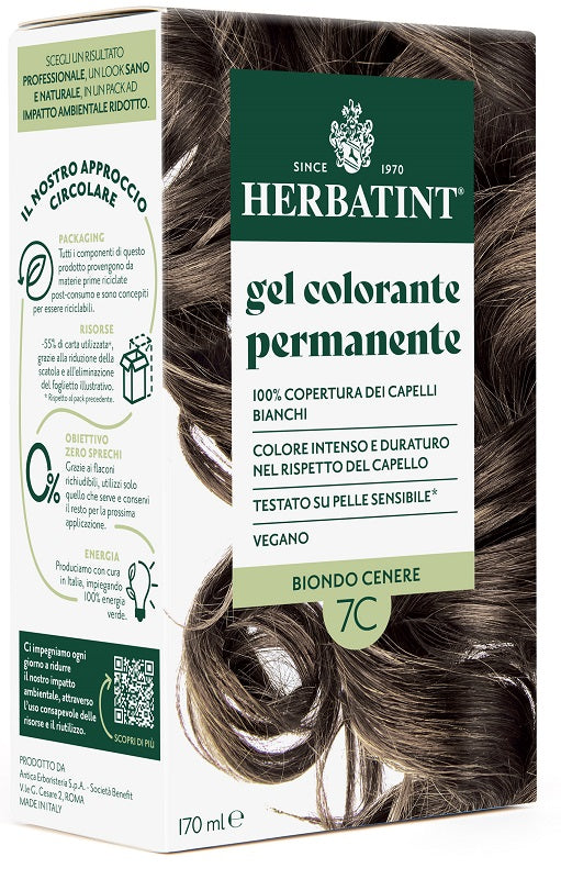 Herbatint 7c Biondo Cenere 170 Ml - Lovesano