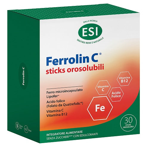 Esi Ferrolin C 30 Stick Orosolubili - Lovesano