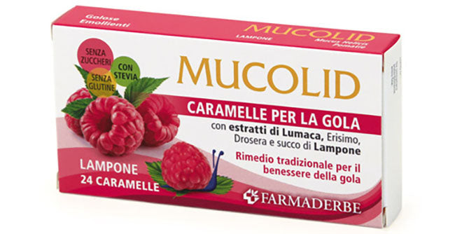 MUCOLID LUMACA&LAMPONE 24CARAM - Lovesano