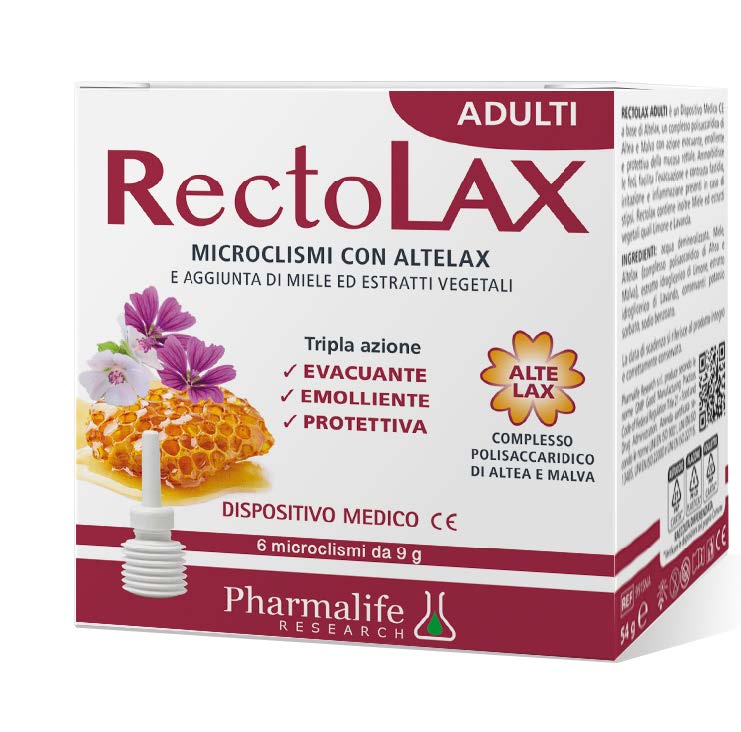 Rectolax Adulti Microclismi 6 Pezzi Da 9 G - Lovesano