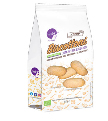 FOODUP Biscottoni con Avena e Sorgo 200g - Lovesano