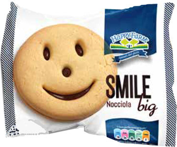 HAPPY FARM Biscotti Smile Nocciola 75g - Lovesano