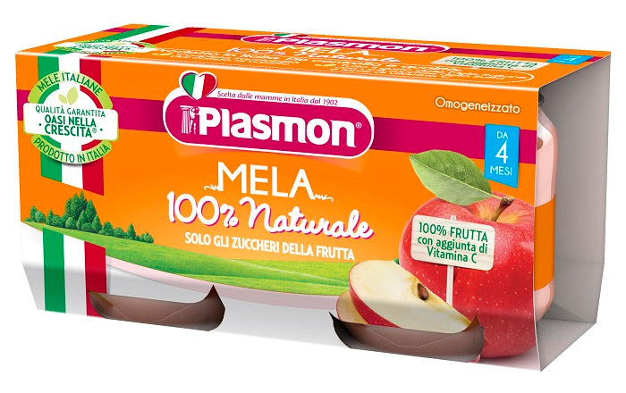 PLASMON OMOG MELA 2X80G - Lovesano