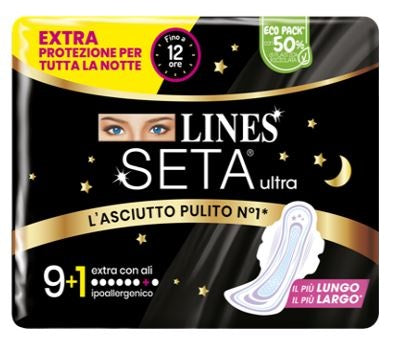 LINES SETA ULTRA EX N CP 9+1PZ - Lovesano