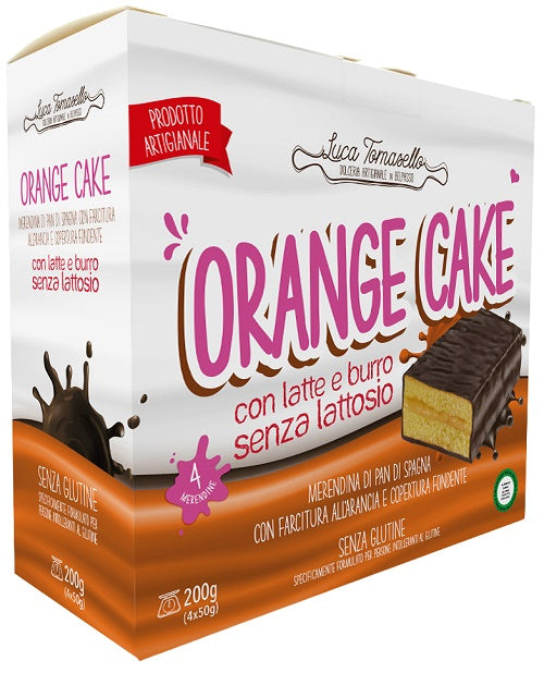 L TOMASELLO Merendina Orange Cake 4x50g - Lovesano