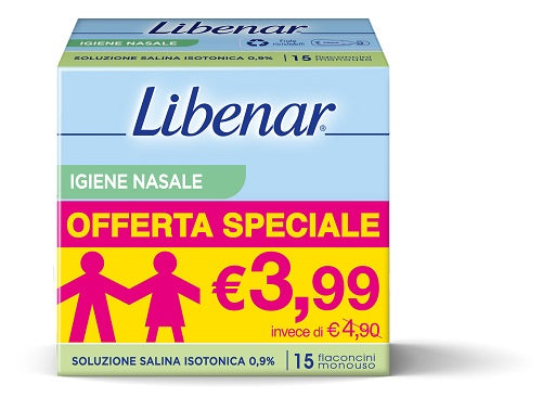 Soluzione Isotonica Libenar 15 Flaconcini Da 5 Ml Taglio Prezzo - Lovesano