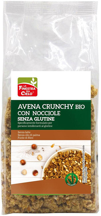 Crunchy Senza Glutine Avena E Nocciola 250 G - Lovesano