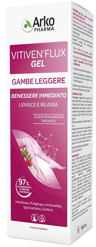 Vitiven Flux Gel Benessere Immediato 150 Ml - Lovesano