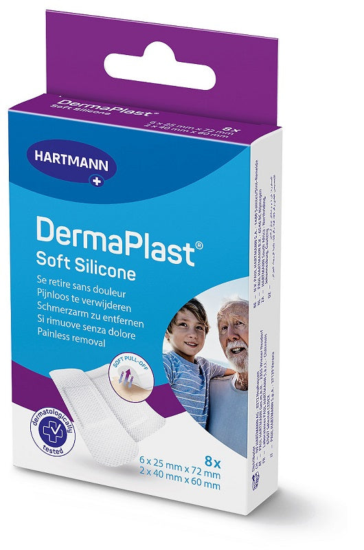 Dermaplast Soft Silicone Cerotto 2 Formati 8 Pezzi - Lovesano