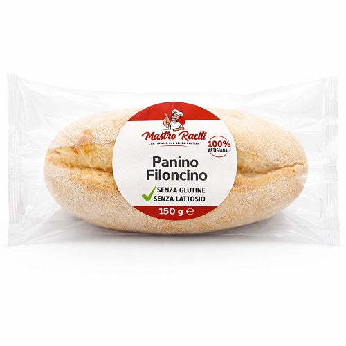 Mastro Raciti Panino Filoncino 150 G Senza Glutine Senza Lattosio