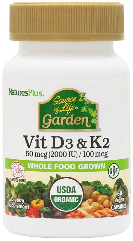 VITAMINA D3&K2 50mcg 60Cps - Lovesano