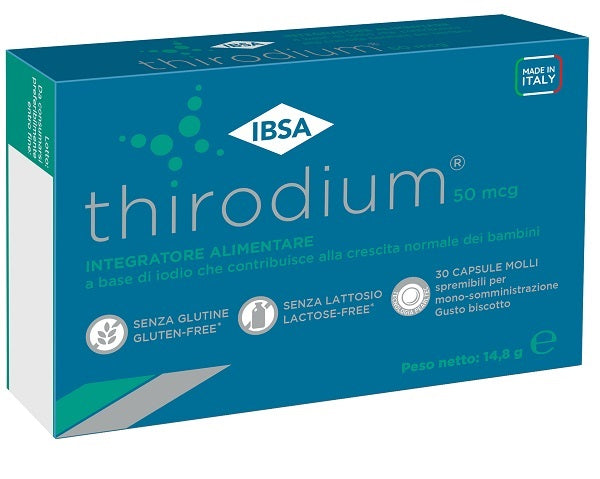 Thirodium 50mcg 30 Capsule Molli Nuova Formulazione - Lovesano