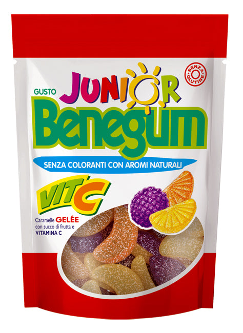 Benegum Junior Vita C Caramelle Gele' Con Succo Di Frutta E Vitamina C 90 G - Lovesano
