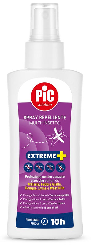 Pic Solution Spray Repellente Multi-insetto Extreme+ 100 Ml - Lovesano