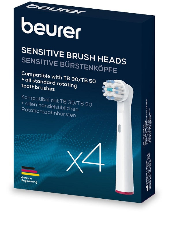 Tb Sensitive Testine Spazzolini Elettrici 4 Pezzi