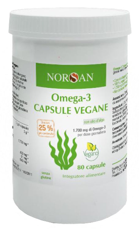 NORSAN OMEGA 3 VEGANO 80CPS - Lovesano