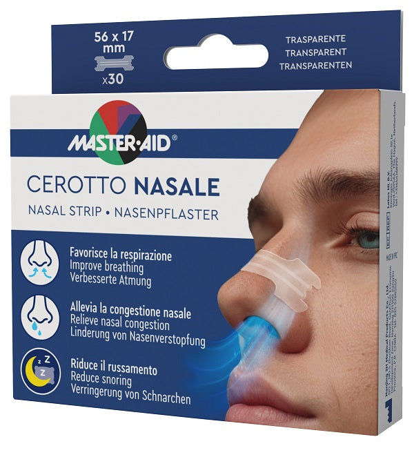 Cerotto Nasale Master-aid 56x17mm 30 Pezzi - Lovesano