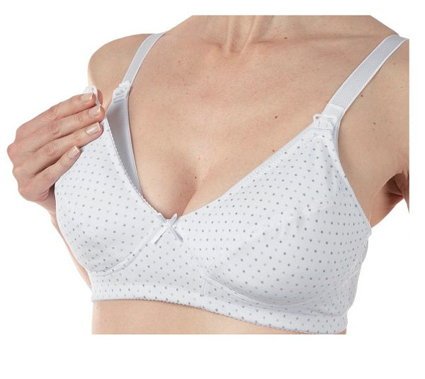 Mammy Reggiseno Microfibra Allattamento White 3d - Lovesano