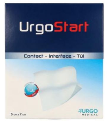 Medicazione Non Aderente Urgostart Contact 5x7cm 3 Pezzi - Lovesano