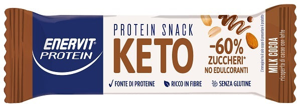Enervit Protein Snack Keto Milk Cocoa 35 G - Lovesano