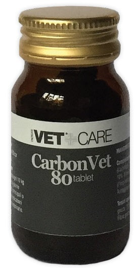 CARBONVET VETCARE 80Cpr 500mg - Lovesano