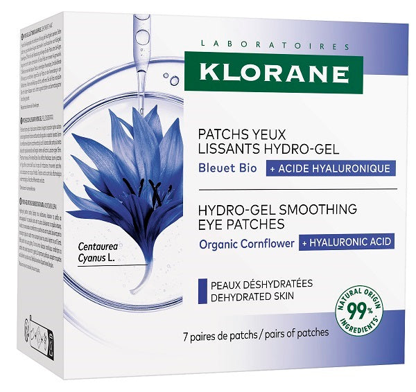 Klorane Bleuet Patch Occhi Lev Hydro-gel 7 Pezzi Da 2 Patch - Lovesano