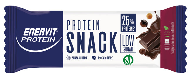 Enervit Protein Snack Choco Veg Low Sugar 33 G X 25 Pezzi - Lovesano