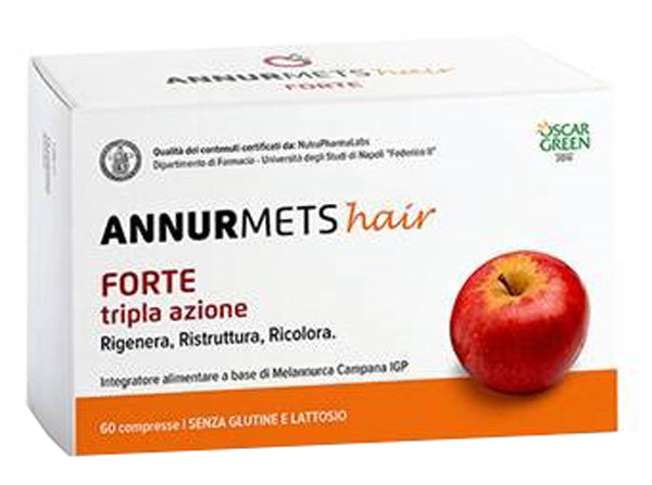 ANNURMETS HAIR FORTE TRI 60CPR - Lovesano